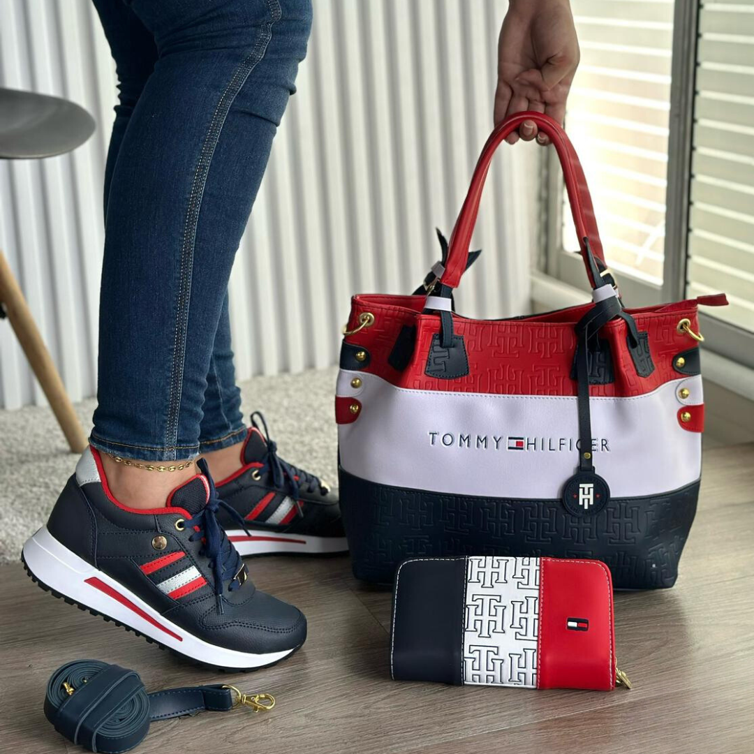 Bolso + Calzado + billetera Tommy Hilfiger
