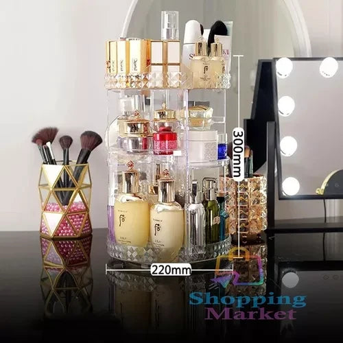 Organizador De Maquillaje Giratorio 360°