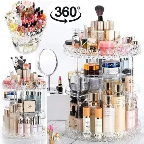 Organizador De Maquillaje Giratorio 360°