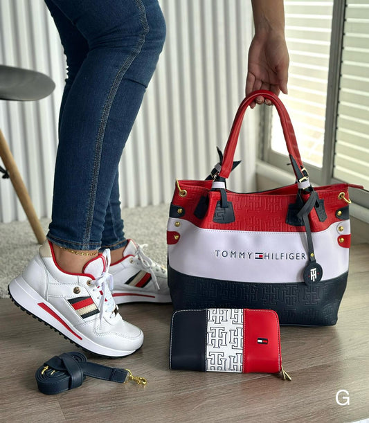 Bolso + Calzado + billetera Tommy Hilfiger